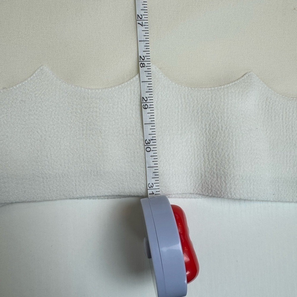 Monaco White Scalloped Sheath Dress Sleeveless Cocktail Bridal Textured XS 0 - Picture 10 of 12